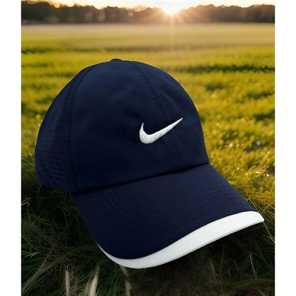 Nike PGA Golf Hat Club Blue Center Swoosh Dri Fit Lightweight New Fast Ship